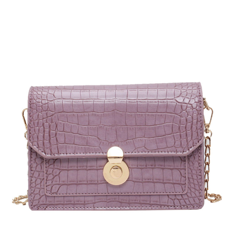 stone pattern pu crossbody bag, view 9 - MRSLM