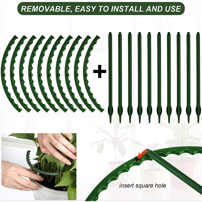 greenhouse plant support frame, view 6 - MRSLM