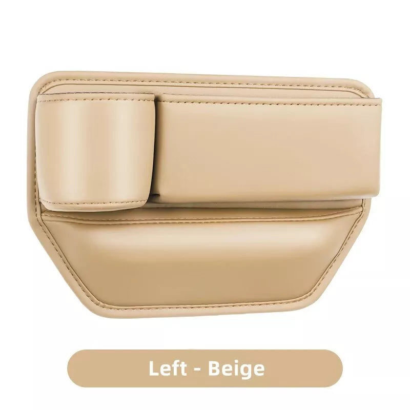 PU leather car seat gap organizer, view 3 - MRSLM