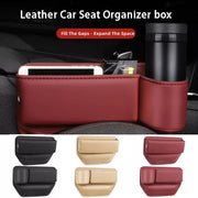 PU leather car seat gap organizer, view 13 - MRSLM