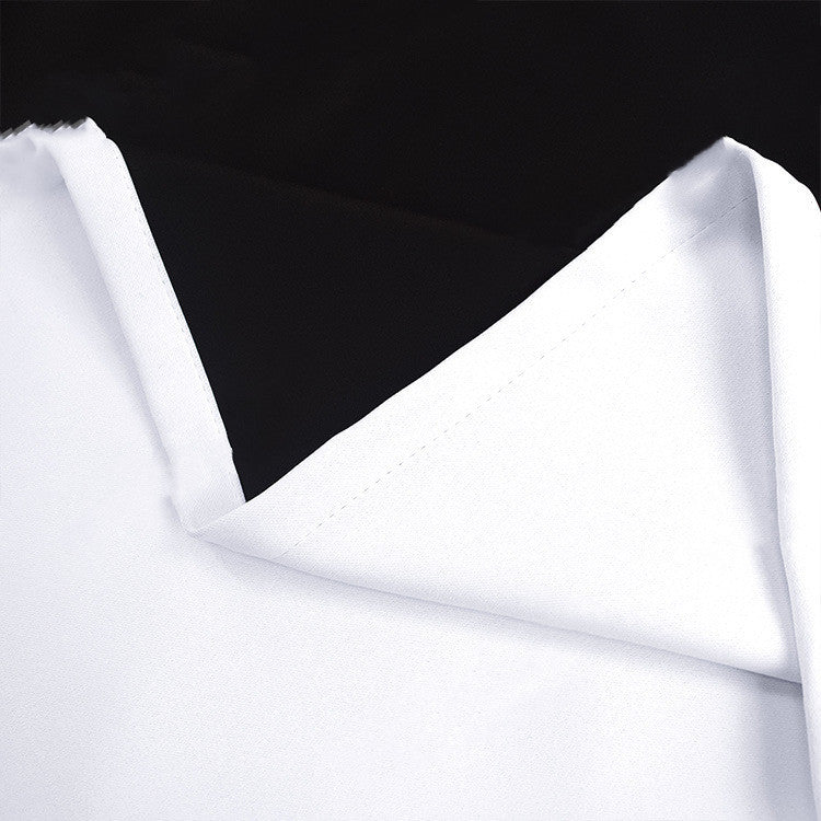 Full Blackout Curtain With Black Lining On The Back