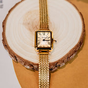 Women's rectangular Milan mesh belt watch, view 5 - MRSLM