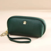 Tassel leather wristlet wallet, view 4 - MRSLM