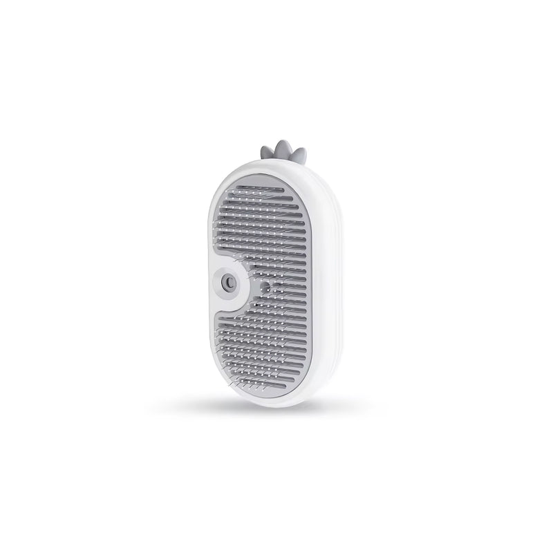 steamy grooming brush with electric sprayer, view 2 - MRSLM