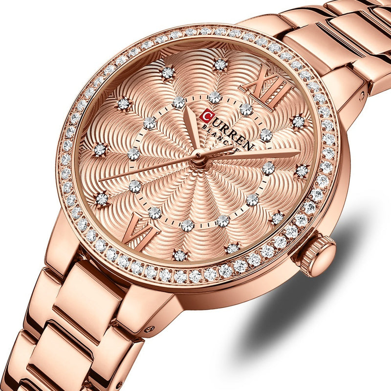 Women's casual steel strap watch, view 2 - MRSLM