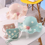 kids daisy sun hat and handbag set, view 13 - MRSLM