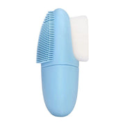 dual-headed silicone facial cleansing brush, view 2 - MRSLM