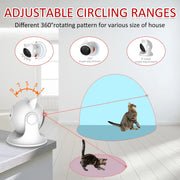 Automatic rechargeable laser cat toy, view 3 - MRSLM