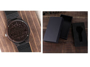 blackwood quartz watch, view 3 - MRSLM