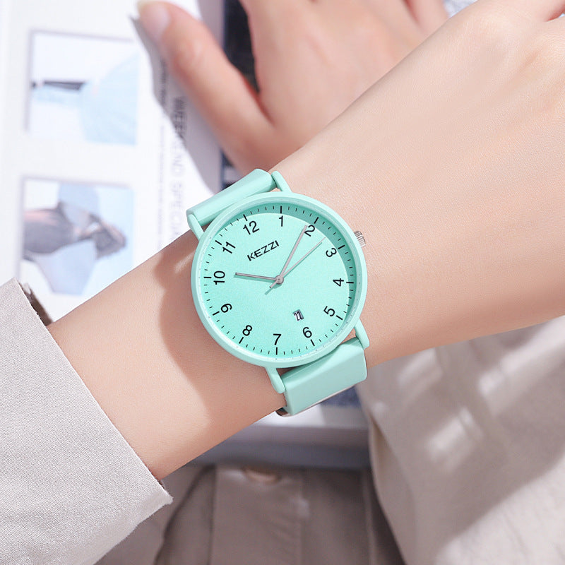men's waterproof silicone watch, view 5 - MRSLM