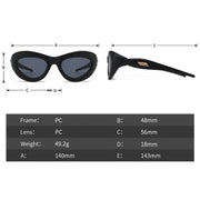 oval steampunk sports sunglasses, view 10 - MRSLM