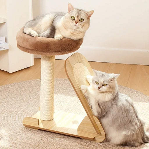 cat tower with scratcher and climbing frame - MRSLM