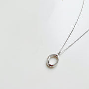 925 silver water drop necklace, view 3 - MRSLM