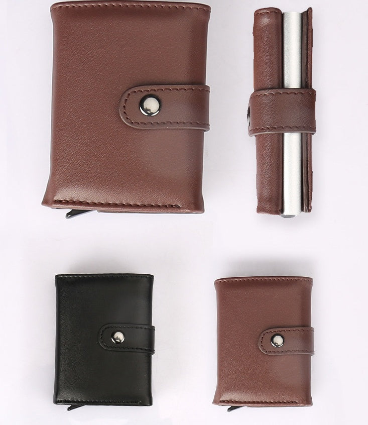 RFID aluminum card holder wallet, view 4 - MRSLM