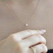 zircon twist collar necklace - MRSLM