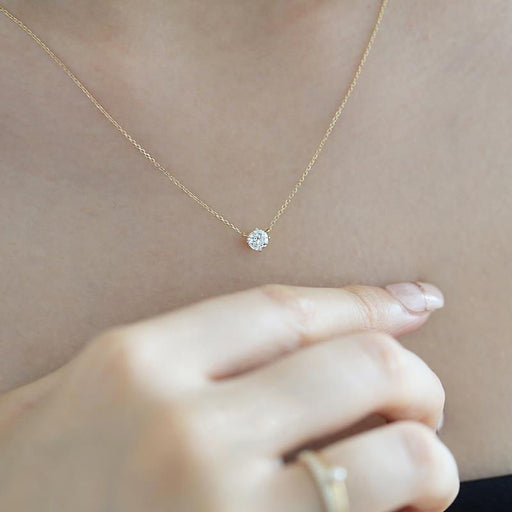 zircon twist collar necklace - MRSLM