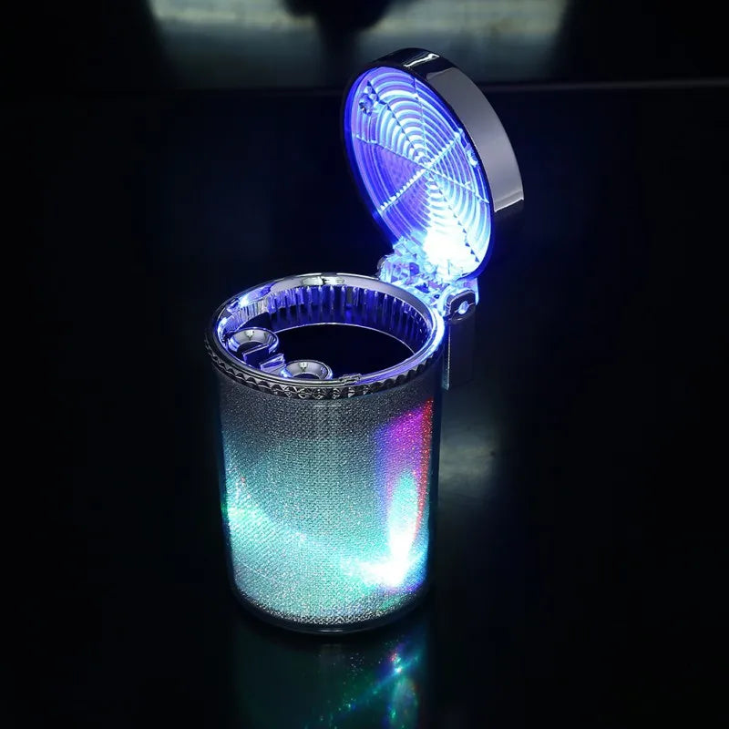 LED light car ashtray, view 4 - MRSLM