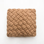 handmade cotton knot throw pillow, view 3 - MRSLM