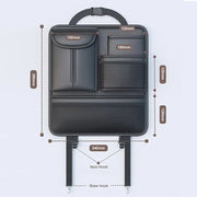 Car seat back organizer with multi-pockets, view 6 - MRSLM