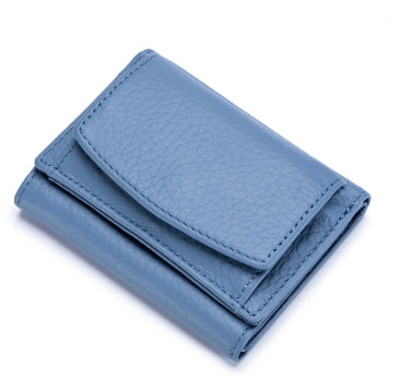 leather mini short wallet for women, view 14 - MRSLM
