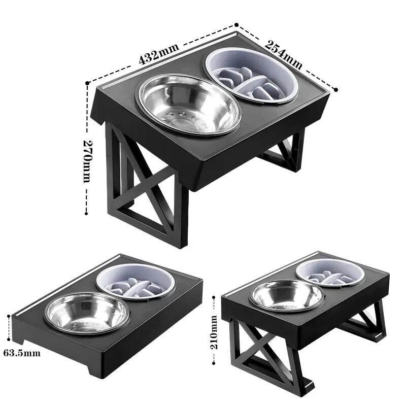 Adjustable dog bowl stand, view 13 - MRSLM