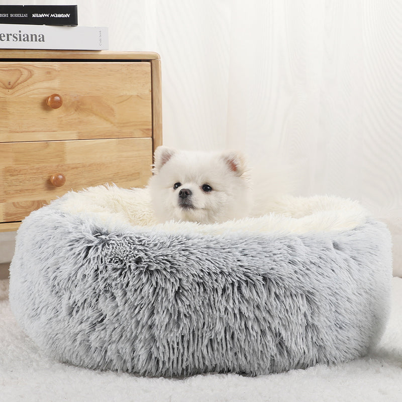 cozy plush pet bed, view 2 - MRSLM