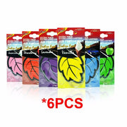 vanilla leaf car air freshener, view 2 - MRSLM