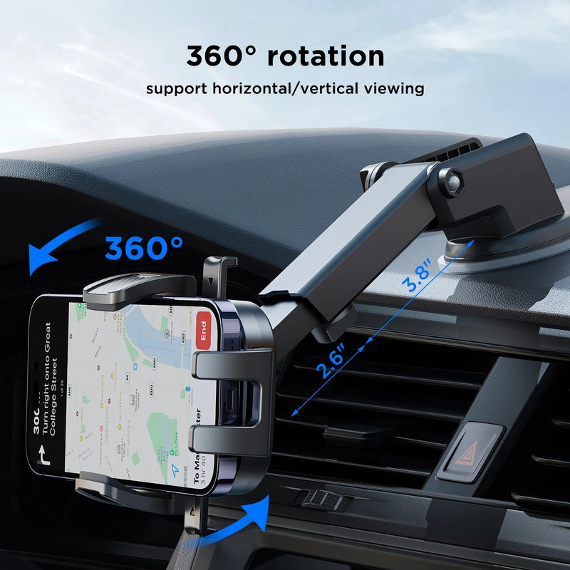 360 rotation car phone holder, view 8 - MRSLM