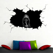 halloween skull decal, view 6 - MRSLM