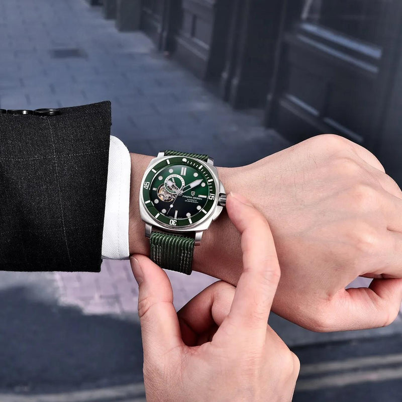 men's automatic sports watch, view 7 - MRSLM