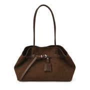Women's frosted suede-look tote bag, view 7 - MRSLM