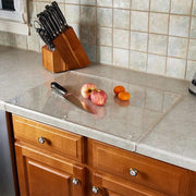 clear acrylic cutting board with lip, view 7 - MRSLM