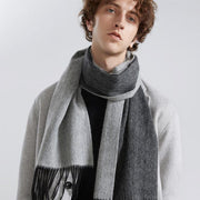 double-sided wool houndstooth scarf - MRSLM