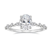 S925 silver four claw zircon ring, view 2 - MRSLM