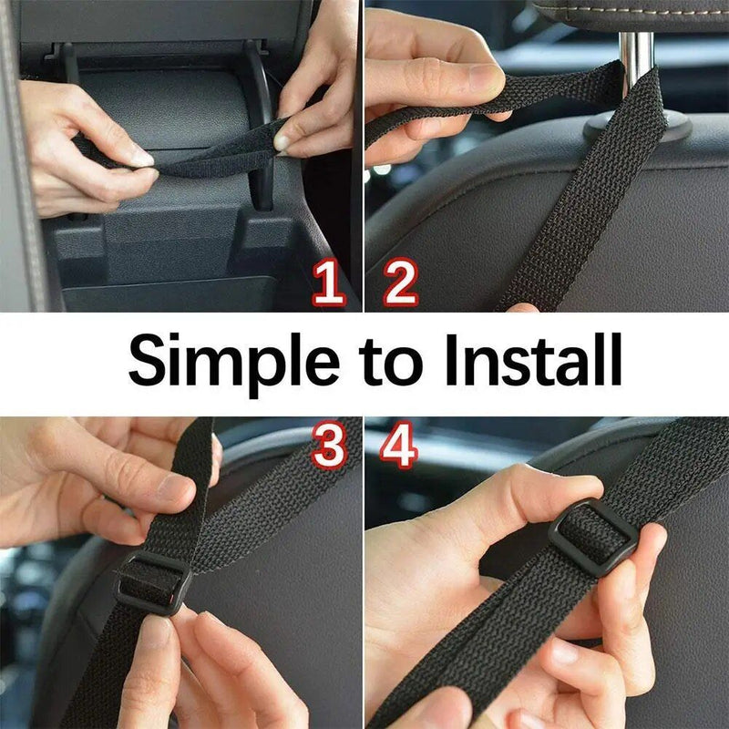 car seat mesh organizer with pet barrier, view 8 - MRSLM
