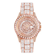 men's zircon luminous calendar quartz watch, view 3 - MRSLM