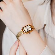 Women's rectangular Milan mesh belt watch, view 4 - MRSLM