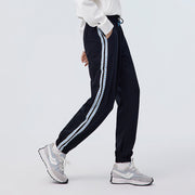 women's contrast color striped pants, view 5 - MRSLM
