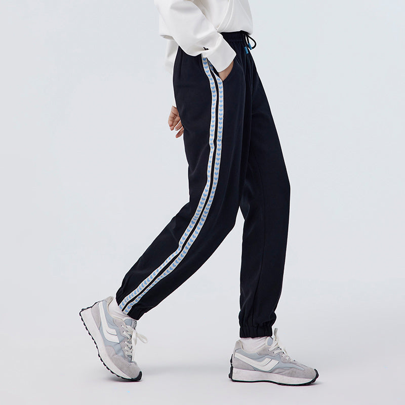 women's contrast color striped pants, view 5 - MRSLM