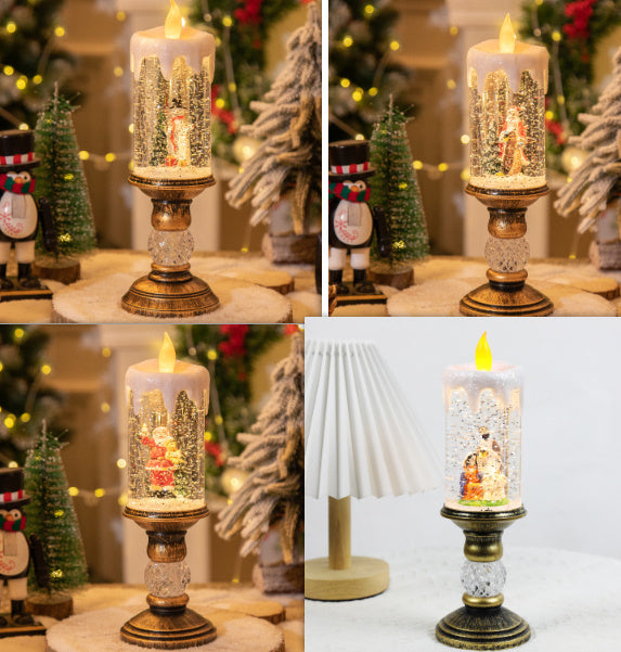 christmas candle light decoration, view 13 - MRSLM