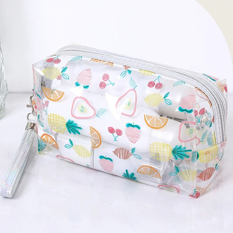 travel transparent cosmetic bag, view 4 - MRSLM