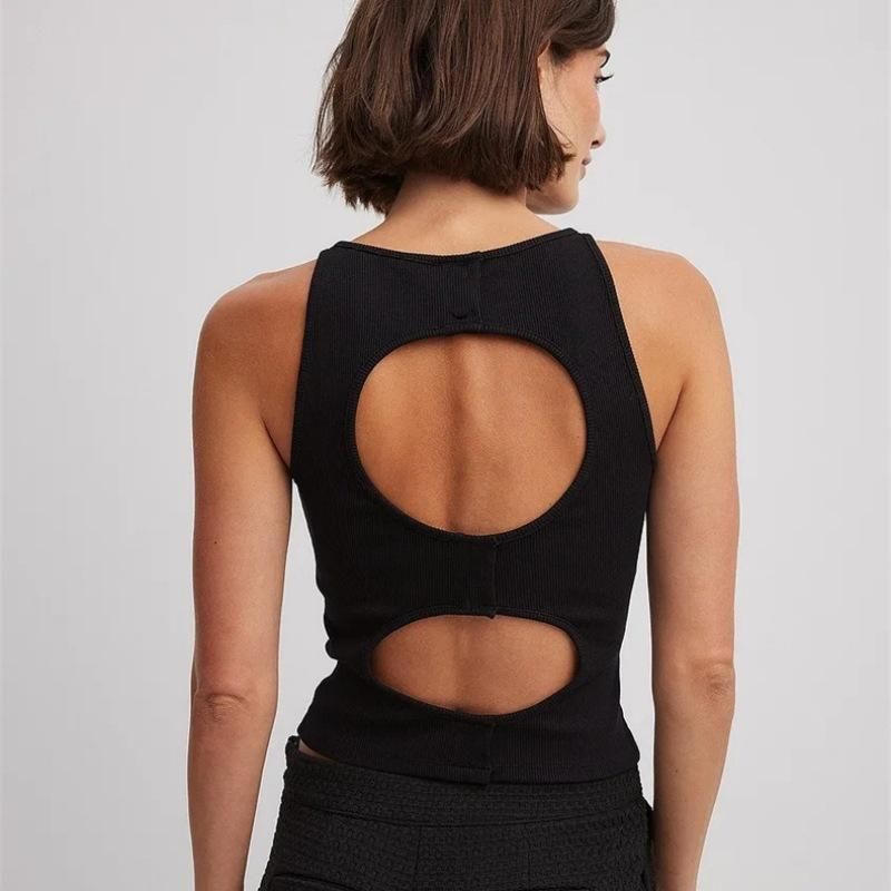 ribbed knit crop top - MRSLM
