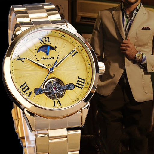 men's automatic moon phase watch - MRSLM