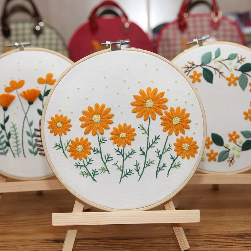 Sweet osmanthus embroidery kit, view 7 - MRSLM
