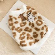 autumn winter plush coat for dogs and cats, view 2 - MRSLM