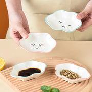 ceramic cloud dipping sauce dish, view 5 - MRSLM