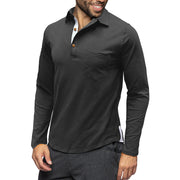 retro lapel long-sleeved top, view 7 - MRSLM
