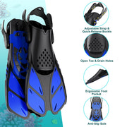open heel snorkel fins, view 8 - MRSLM