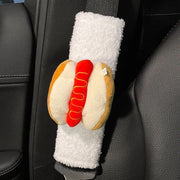 Plush cartoon car seatbelt cover, view 5 - MRSLM
