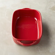 oval ceramic two-handle fish baking dish, view 4 - MRSLM